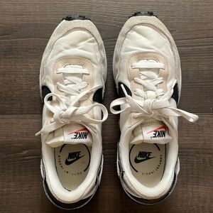 Nike White and Tan sneakers